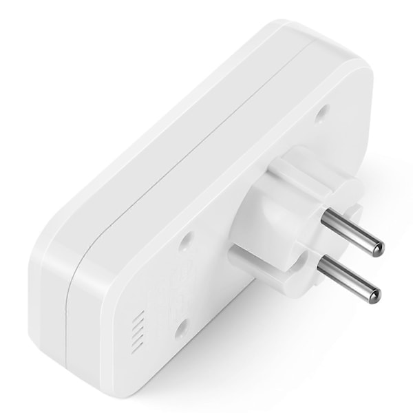 EU-standard vägguttag Mini Kamera vägguttag, reseadapter