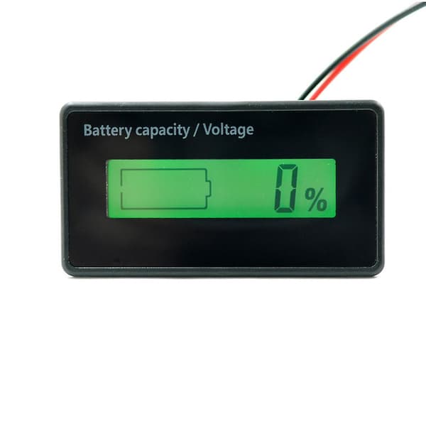 12 V/24V/36V/48V Batterier D Spændingsmåler Batterispændingsmåler Spændingstester