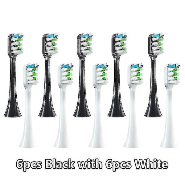 12pcs For Soocas X3/x3u/x5 Replacement Toothbrush Heads Clean Tooth Brush