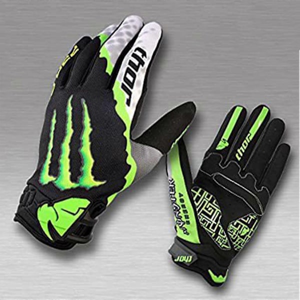 Monster Energy -hanskat, Fitness Unisex Monster Moottoripyörä -hanskat, Kestävyyshanskat, Pyöräilyyn ja Maastopyöräilyyn