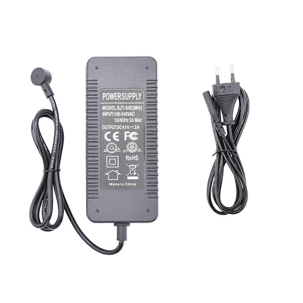 41V 2A Batteriladdare för Elscooter 4 Mi4 / 4 Adapter med Magnetisk Laddningsport EU-kontakt
