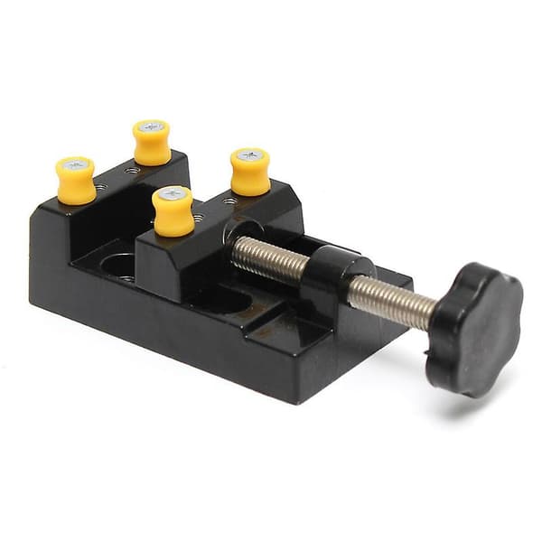 Sharp Universal Benk-Klemme Mini Flat Clamp Vise Mini Drill Vise Parallell Åpning Vise Carving Tool
