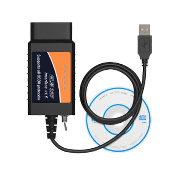 Elm 327 Can Bus Scan OBD2 Adapter Can Bus Scanner Diagnoseverktøy 25k80 Chip