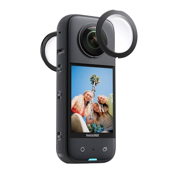 Linsebeskyttelse for Insta360 ONE X3 Kamera - Deksel for Front og Bakre Linse