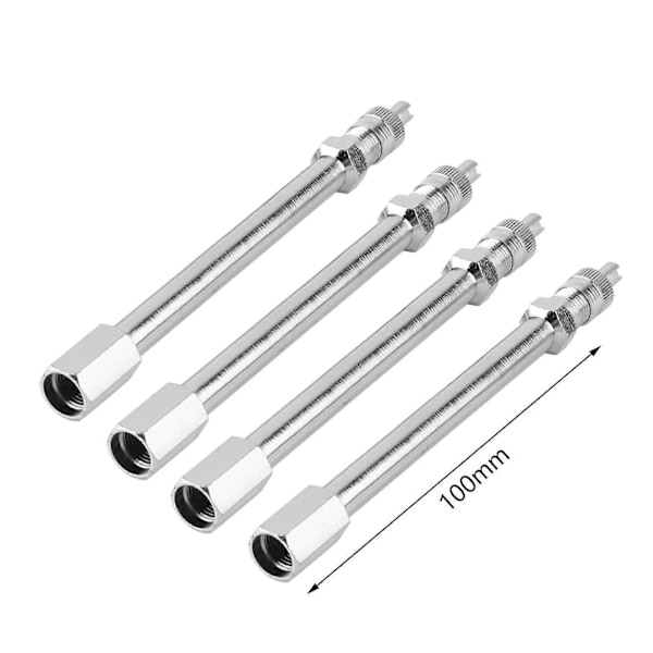 4 kpl 100 mm kromiventtiilin jatkovarsi pyörän adapteri auto kuorma-auto