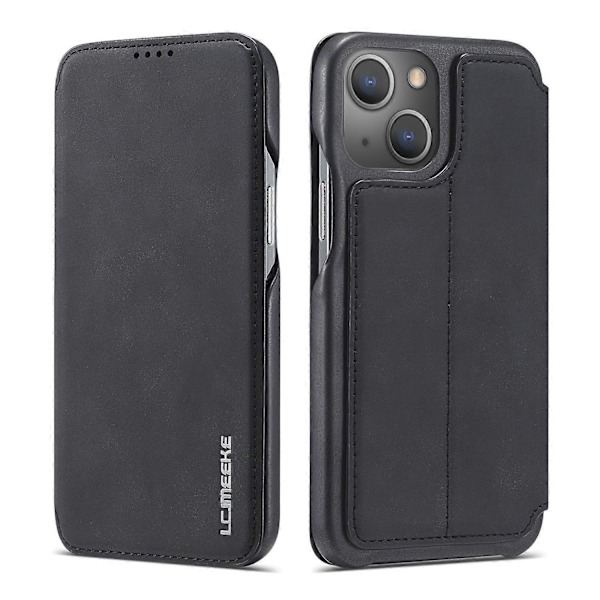 iPhone 13 mini LC.IMEEKE Hon Ancient -sarjan vaakasuuntainen nahkakotelo pidikkeellä ja korttipaikalla