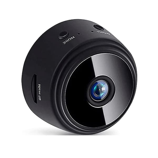 Fuglefoderautomat med Trådløst Udendørs Kamera, Fuglehus med 720P Kamera Natversion WiFi Kamera, Sort