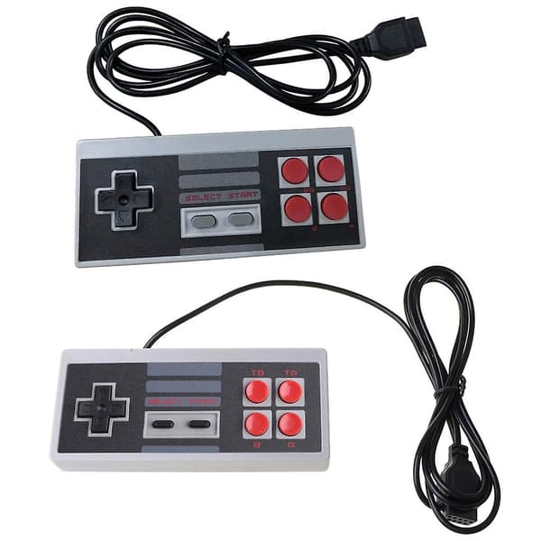 Klassisk 9-Pins Spilcontroller Til Konsolspil Tv-afspiller Gamepad Joystick