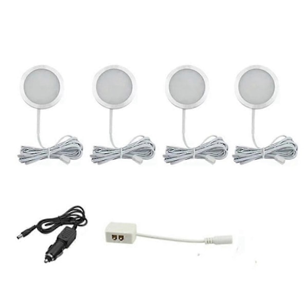 4 stk. Caravan RV Indvendig Belysning Lys Van Båd Belysning LED 12V Camping Indvendig Lys