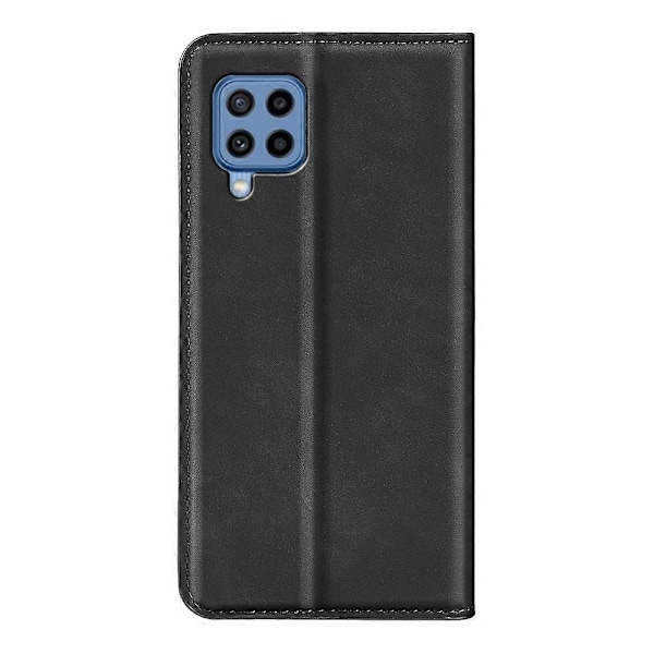 Retro-skin magnetisk læderetui med sugekop, holder, kortpladser og pung til Samsung Galaxy M22