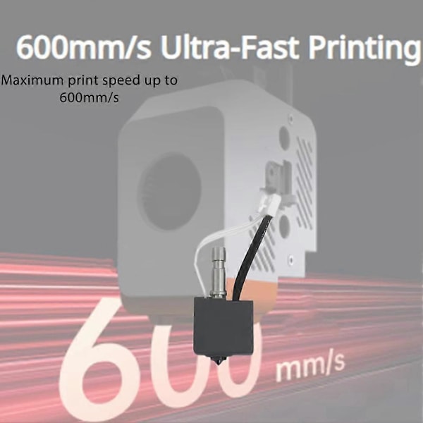 Hærdet stål 0,4 mm dyse Hotend Kit til Anycubic Kobra S1 2 stk