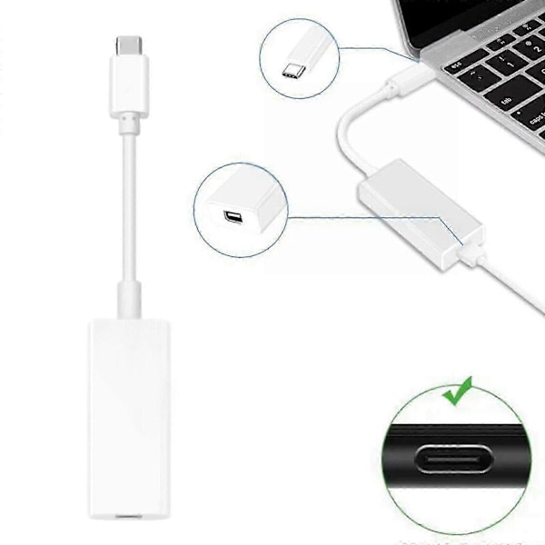 Thunderbolt 3 - Thunderbolt 2 -sovitin, Type C -kaapeli USB:lle Pro-Yogulle