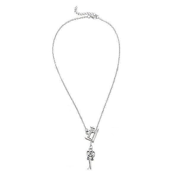 Chic Halsband Saxar Sy Maskin Berlock Kedja Party Kvinnor Smycken