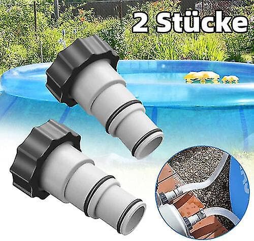 2x För Intex Swimmingpool Adapter A Pump Slang Special Adapter Swimmingpool