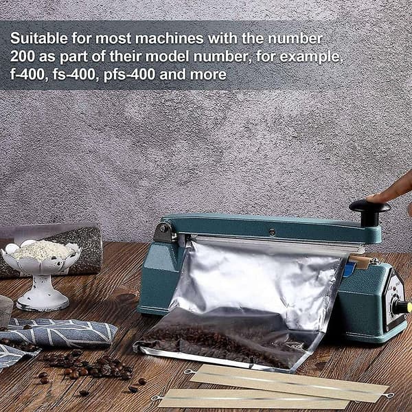 10 st Impulse Sealer Impulse Sealer Värme Service Reservdelar Kit för -400