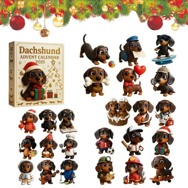 Adventskalender 2025 - Tax-tema Adventskalender Blind Box Överraskningspresent