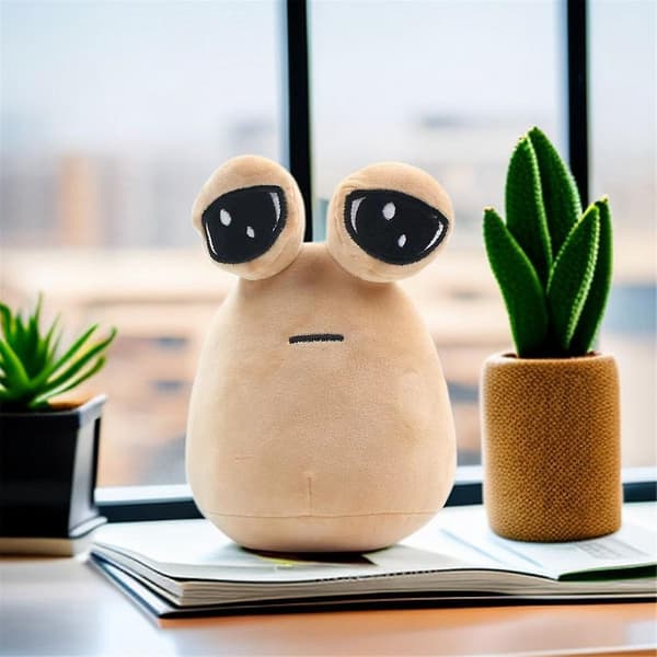 Pou Plush, Kawaii Plushestofdyr Blødt Pudelegetøj