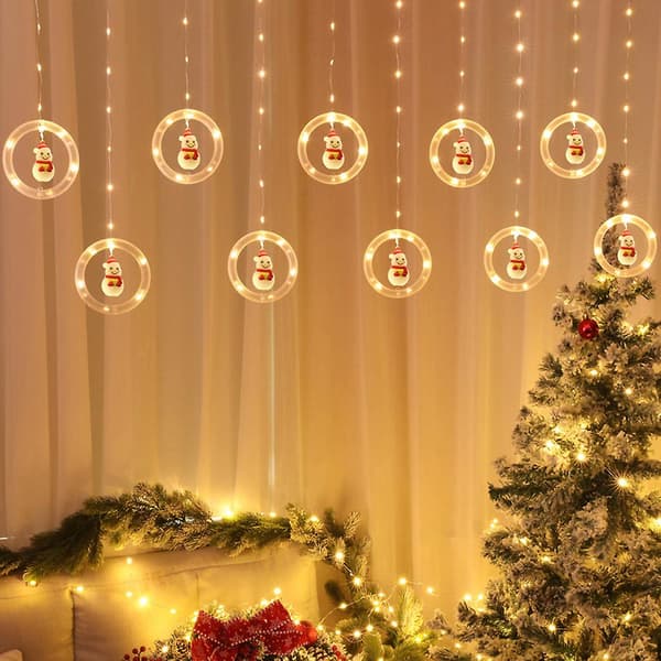Hängande Julsnögubbar Stränglampor