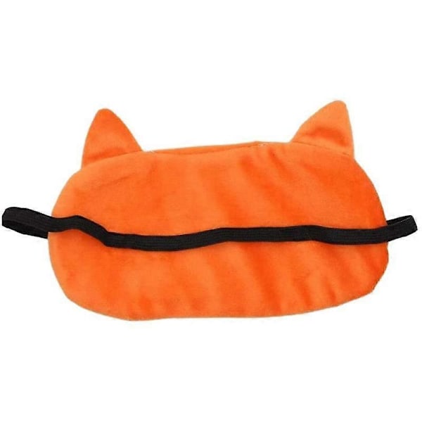 Barsinfi Söt Räv Sovmask Plysch Ögonbindel Rese Sovmasker Mjuka Roliga, #1