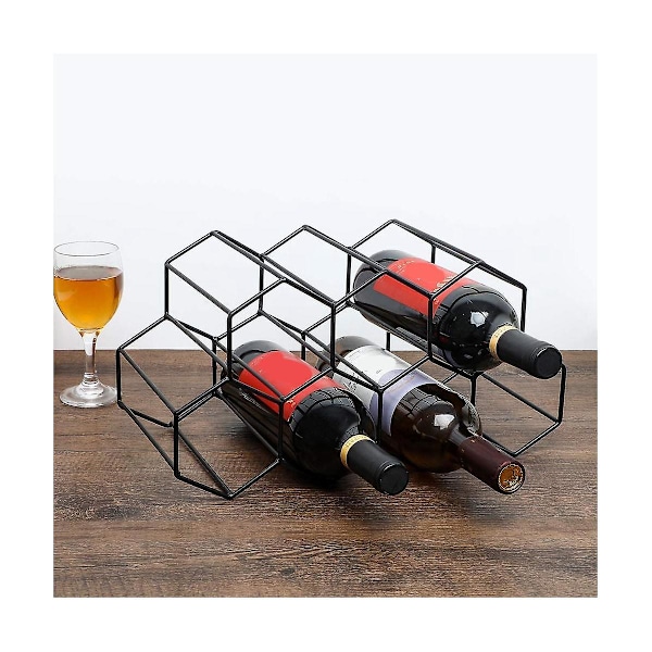 Vinstativ Benkeplate Vinstativ, Vinflaskeholder, Lite Vinstativ Fristående Gulv, Vinflaskeholder