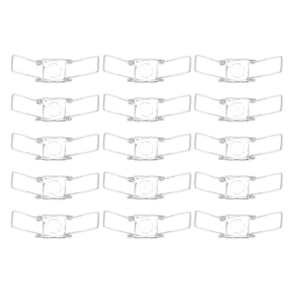 20 st Lampsskärmsfjäderklämma Hängande lampskärm Fjäderklämma Järnfjäderspänne