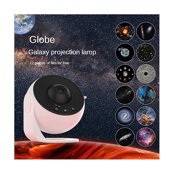 Galaxy Projektor, Stjerneprojektor Stjerne Natlys med Solsystem Konstellation Børn Voksen