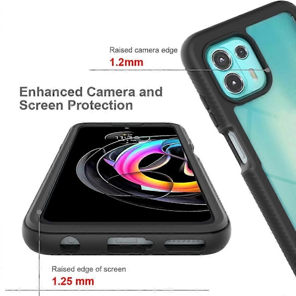 Motorola Edge 20 Lite Starry Sky -sarjan iskunkestävä PC + TPU -suojakotelo