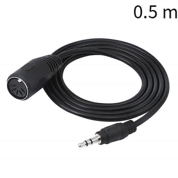 2-pak Type-A MIDI til 3,5 mm Adapter 20 tommer Kabel, Audio Line