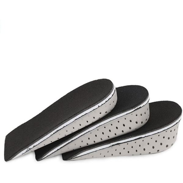 Par med 4 cm Höjdhöjande Innersulor i Minnesskum, Andningsbara och Unisex
