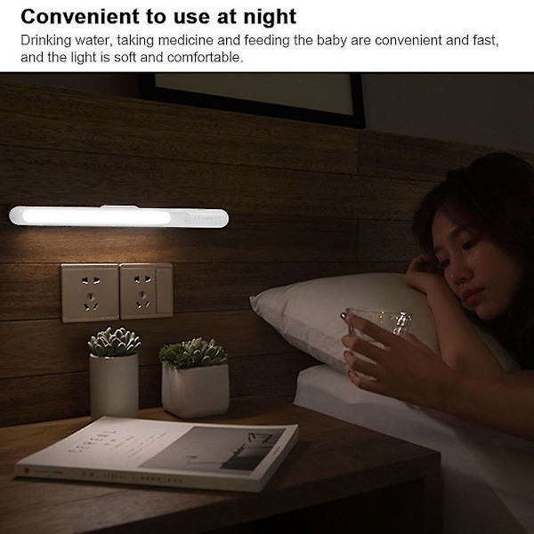 USB LED Speil Lys Sminkebord Lys Magnetisk Klemme Bordlampe Øye-beskyttende Skrivebordslampe