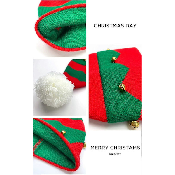Julstickade Mössor - Tomte Stickad Mössa Jultomte Stickad Mössa