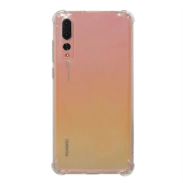 Stöttåligt TPU Skyddsfodral för Huawei P20 Pro / P20 Plus (Transparent)