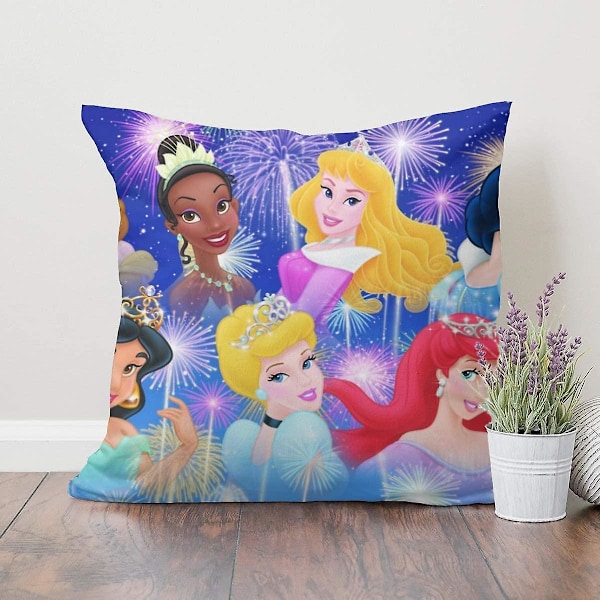 Pehmeät ja kestävät Disney Prinsessa -tyynyt, Ultrabounce-tyyny kylki-, selkä- ja vatsamakuajille sekä niskakivun kärsijöille, pölynkestävä, pestävä 18 x 18 tuumaa