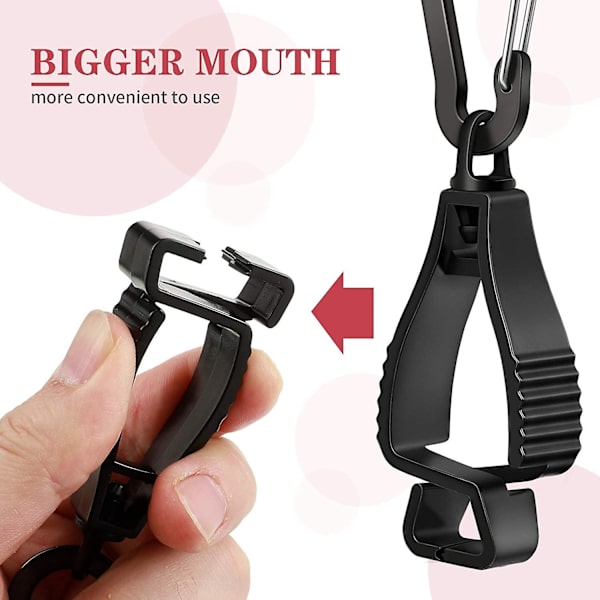6 stk. Handskeholder Klip Holder Arbejdssikkerhedsklip Handskeholder Handske Klemme Grabber Catch