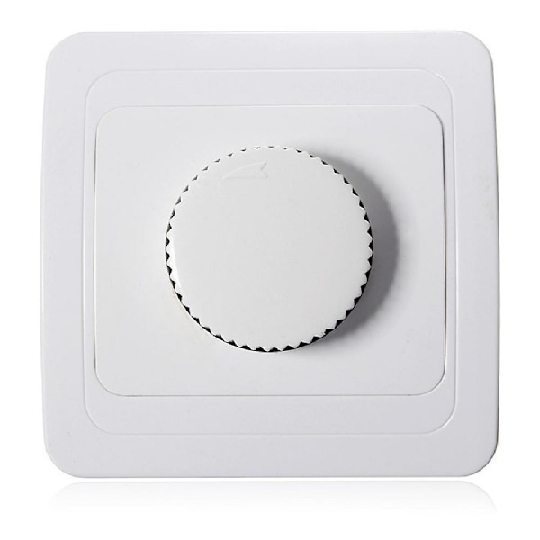 Rotationsdimmer LED, även lämplig för konventionella glödlampor och för tvåvägskretsar, vit