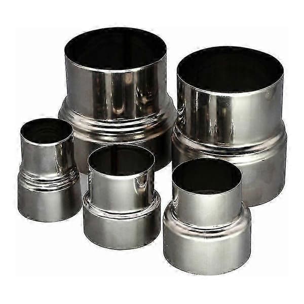 80 mm / 60 mm skorstensrørsadapter lavet af rustfrit stål