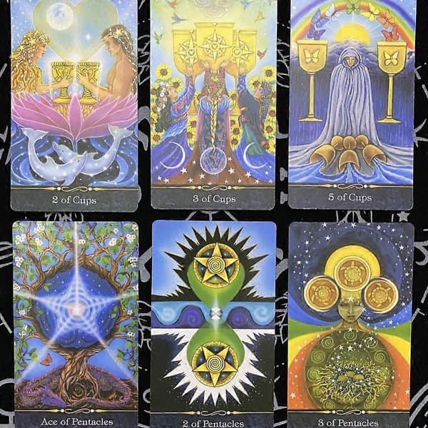 The Star Tarot Deck: Komplet engelsk tarotkort sæt for begyndere