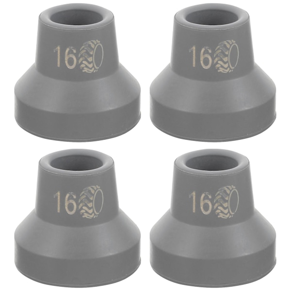 4 st Kryckstödstips, Vandringsstavstips, Kryckstödstips, Halksäkra Stavsäkerhetstips