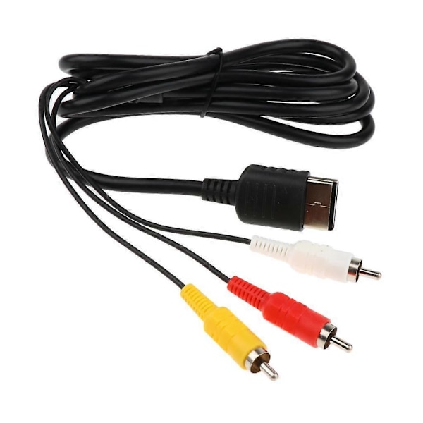 AV Kompositkabel för Sega Dreamcast Ljud Video Kabel TV Adapter Sladd 1.8m