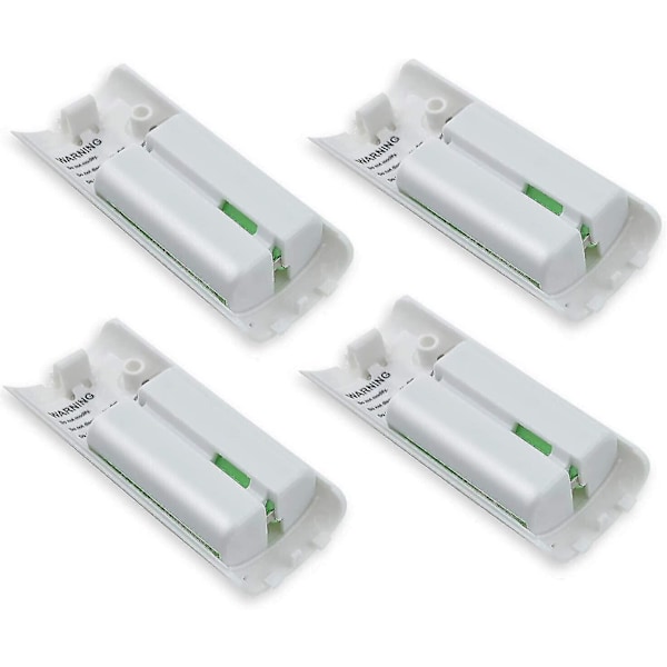 4-pak Ladbare Batteripakker for Wii og Wii U Fjernkontroll 2800mah