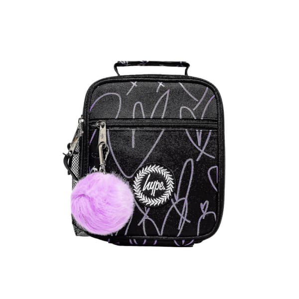 Hype Glitter Scribble Heart Lounasreppu