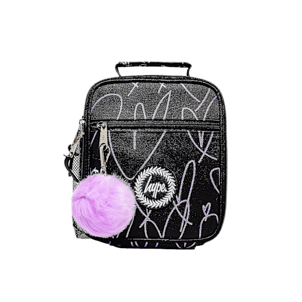 Hype Glitter Scribble Hjerte Madpakke
