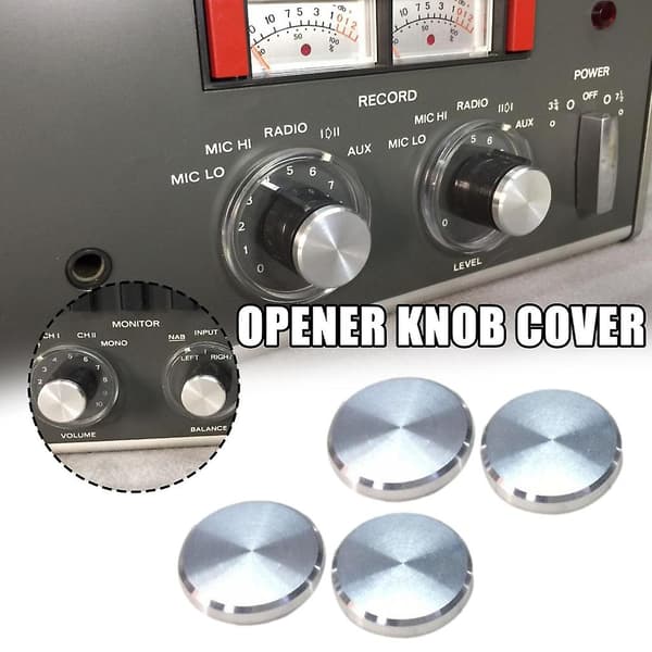 Aluminium Potentiometer Åbner Knappen Dæk Kappe Til Revox A77 A76 A78