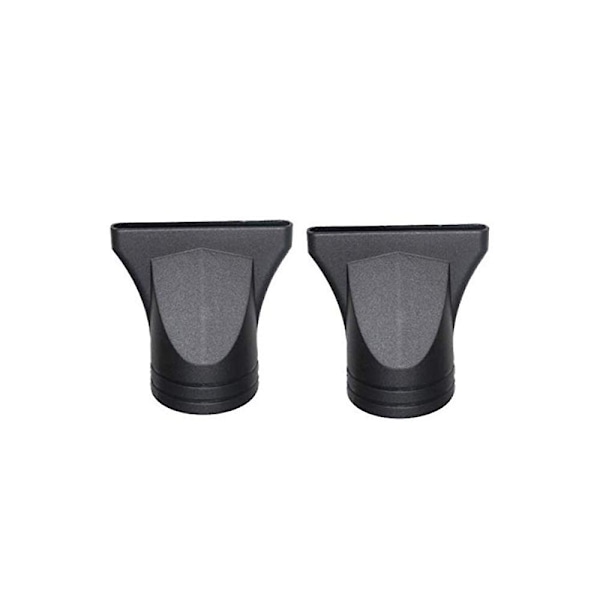 2-pack Svart Professionell Hårtork Diffuser, Hårtorksmunstycke Bred Design Plast Hårtorksmunstycke Re