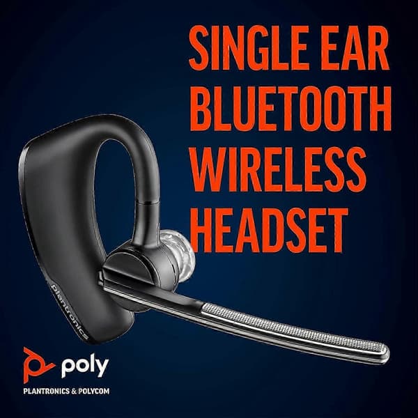 Bluetooth Single-Ear (Monaural) Headset & Opladningsetui Bundle