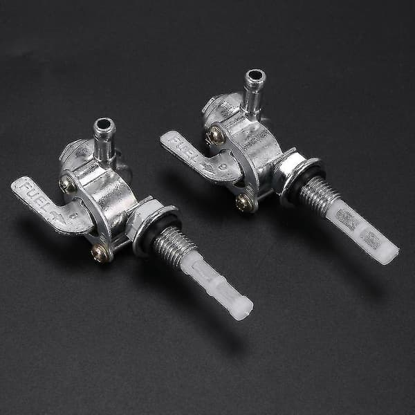 2x Universal bensinventil Bensinbryter for Generator Gasmotor Brennstofftanker