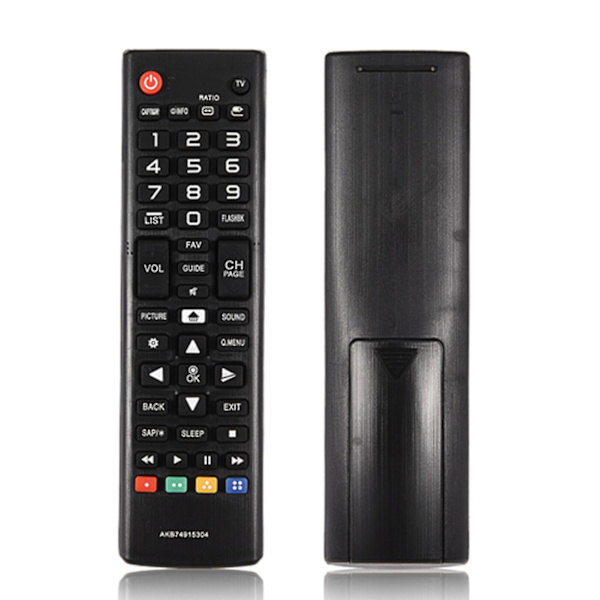 Ersättningsfjärrkontroll i svart för LG AKB74915304 TV