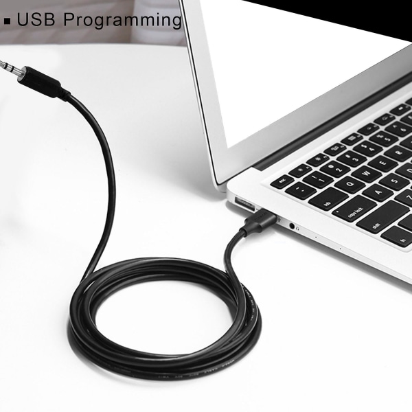 USB-programmeringskabel for ICOM-radio IC-F22 IC-V8 OPC-478