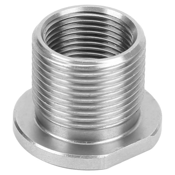 Drivstoff Filter Adapter Rustfritt Stål Gjenget Kobling 1/2-28 Til 5/8-24 Universal Tilpasning