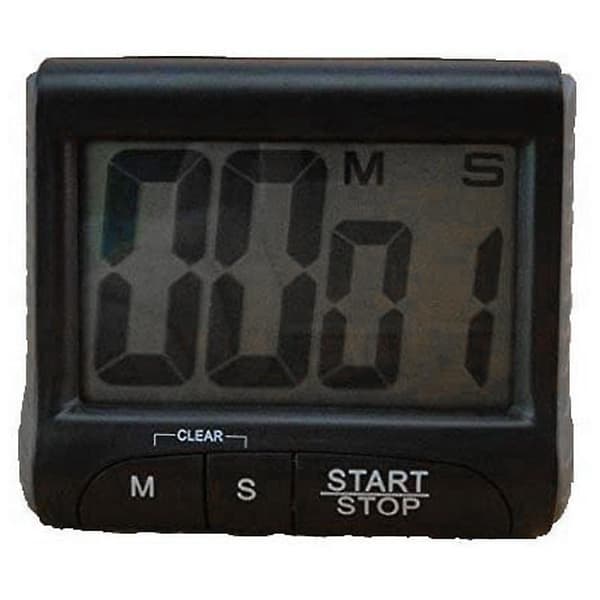 Digital Kök Timer Nedräkning Extra Stor Display Stark Magnetisk Hållare Och Infällbar Hållare,